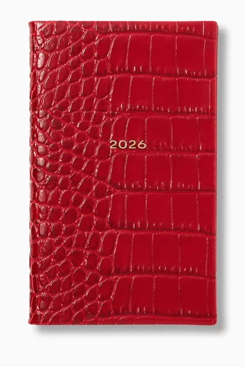 2026 Panama Weekly Diary in Leather