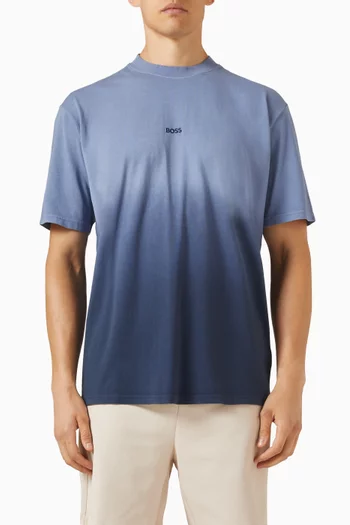 Gradient T-shirt in Cotton