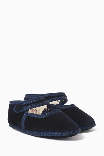 Ballerina Flats in Velvet