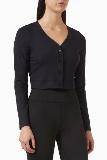 كارديغان بوز قصير مزيج مودال ورايون