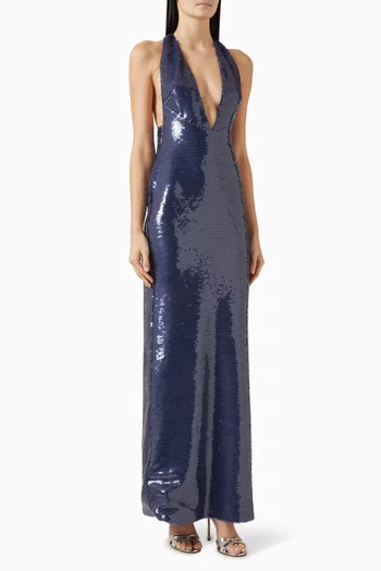 Olympia Sequin-embellished Dress