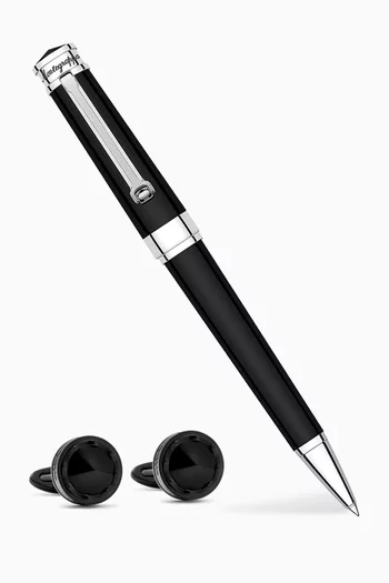 Parola Cufflinks & Ballpoint Pen Set
