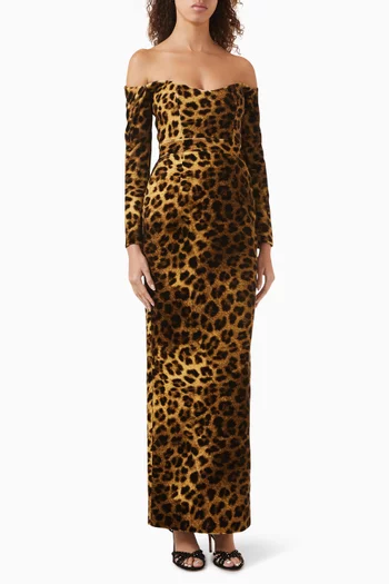 Farah Leopard-print Dress