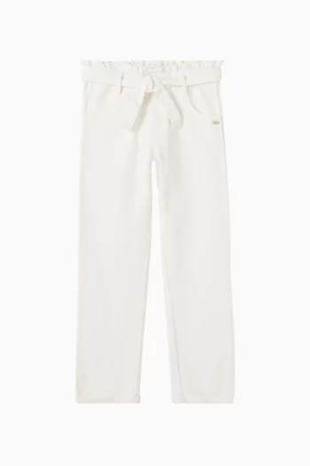 بنطال برباط قطن