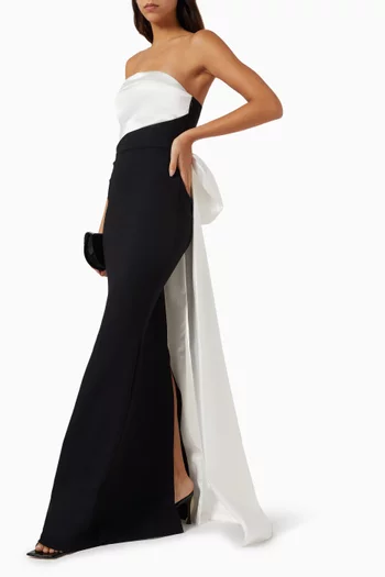 Reyka Sash Maxi Dress in Jersey