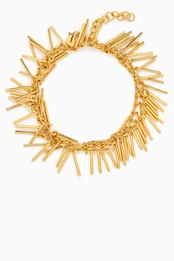 Fringe Bracelet in Brass