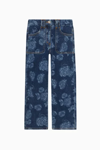 Floral Print Denims