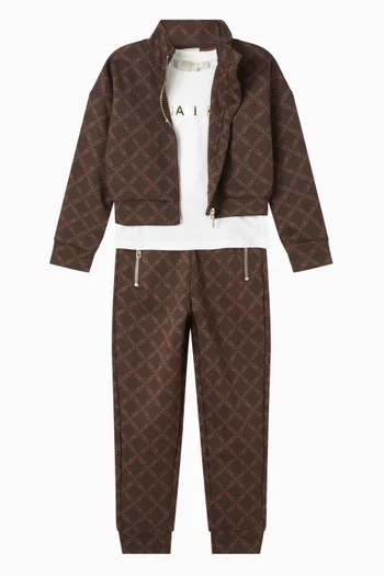 Metallic Logo T-shirt in Cotton