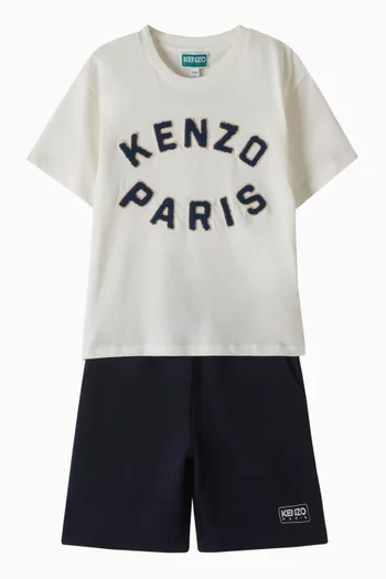 تي شيرت بشعار الماركة قطن