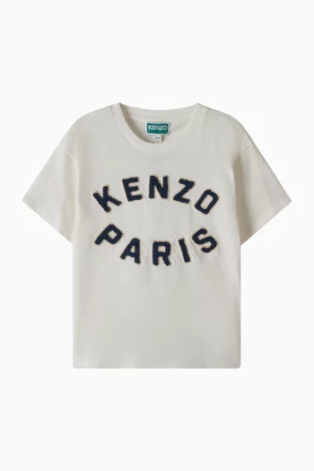 تي شيرت بشعار الماركة قطن