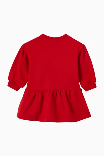 Logo-print Dress in Cotton