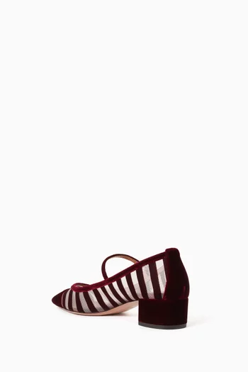 So Mayor 35 Pumps in Mesh & Suede