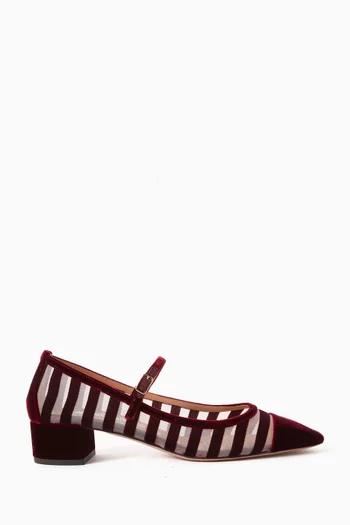 So Mayor 35 Pumps in Mesh & Suede