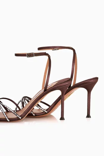 Tell Me 85 Sandals in Satin