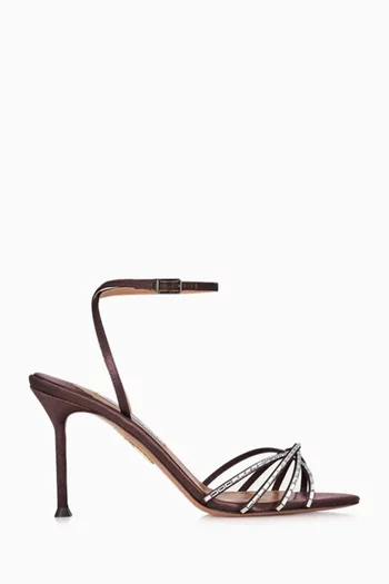 Tell Me 85 Sandals in Satin