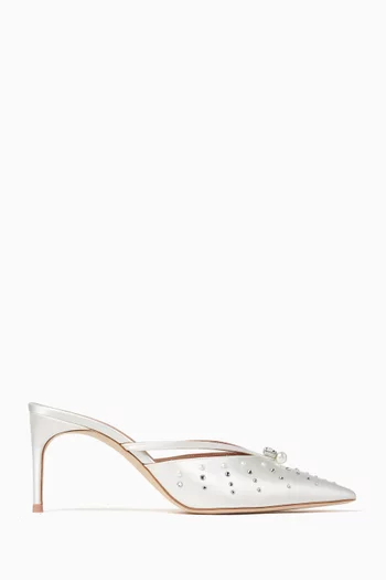 حذاء ماريسا مفتوح من الخلف بكعب 70 مم ستان