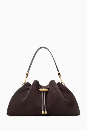 Bon Bon Shoulder Bag in Suede