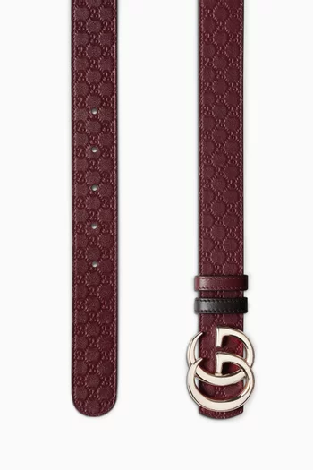 GG Marmont Reversible Belt in Leather
