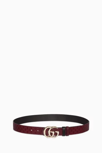 GG Marmont Reversible Belt in Leather