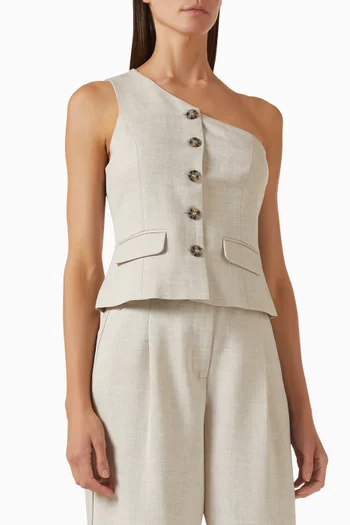 Yastava One-shoulder Waistcoat