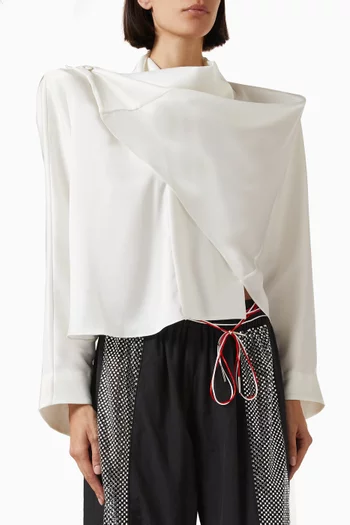 Loose Shirt in Crepe Silk