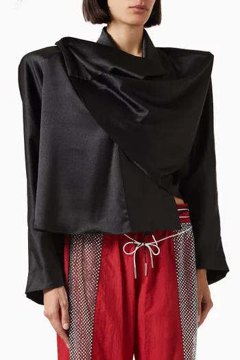 Loose Shirt in Crepe Silk