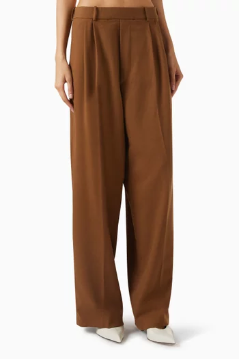 Loose Pants in Suit Wool