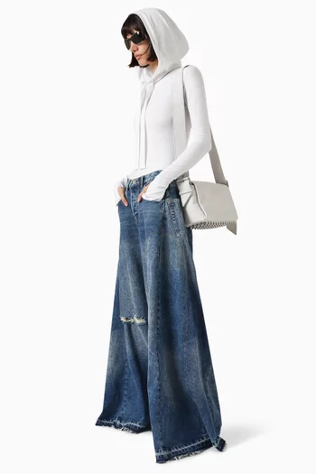 Hoodie Bodysuit in Knit Jersey