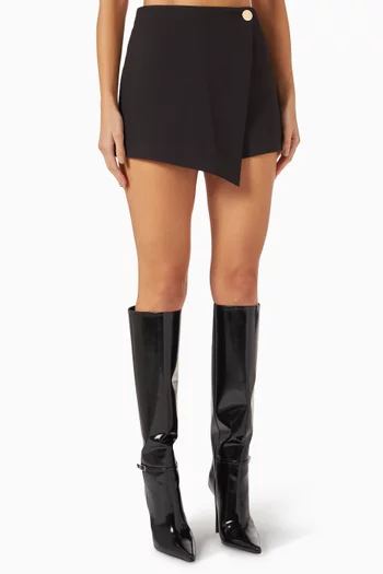 Stella Button Wrap Skort