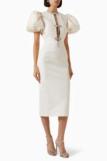 فستان أنيت بعقد مطرزة