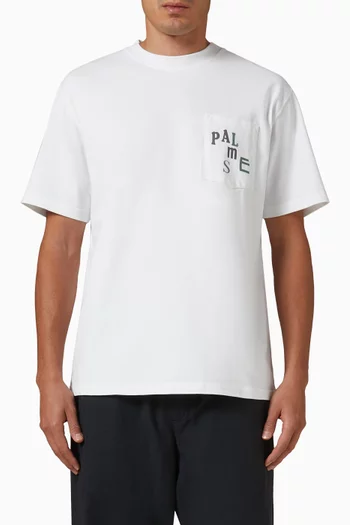 Scatter Pocket T-shirt in Cotton-jersey