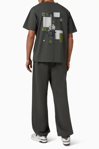 Scatter Pocket T-shirt in Cotton-jersey