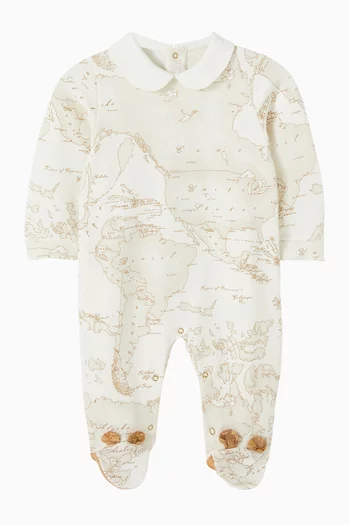 Geo-print Pyjama in Cotton