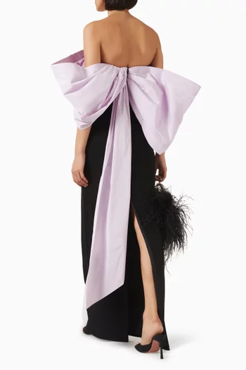 Butterfly Draped Gown