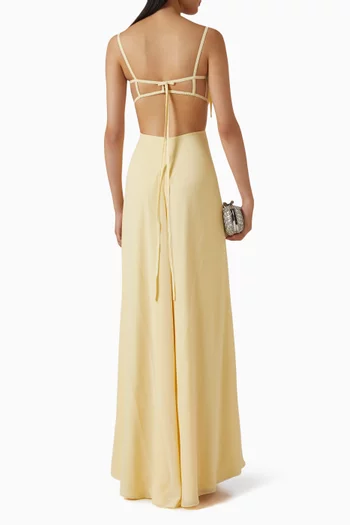 The Summer Open-back Maxi Dress