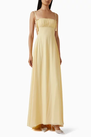 The Summer Open-back Maxi Dress