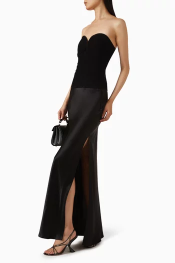 Jiji Corset Top in Velvet Jersey