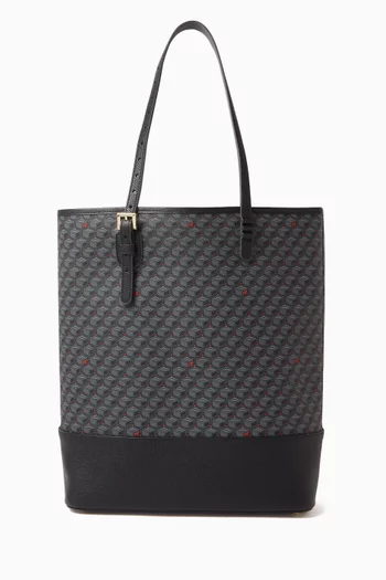 حقيبة يد ديلي باتل 30 بتصميم رأسي قنب لاكي يو بنقشة حراشف الأفعى