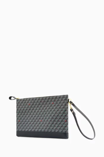 Pochette Zip 29 in Lucky U Scale Canvas