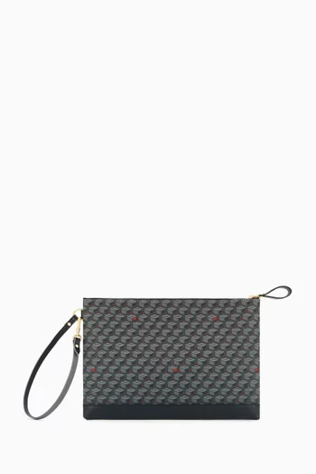 Pochette Zip 29 in Lucky U Scale Canvas