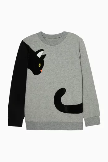 Streetwise Cat Sweatshirt