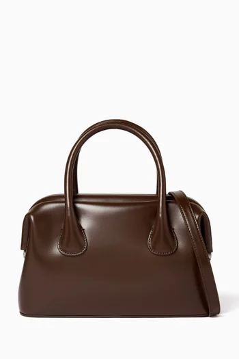Small Boat Bag in Leather