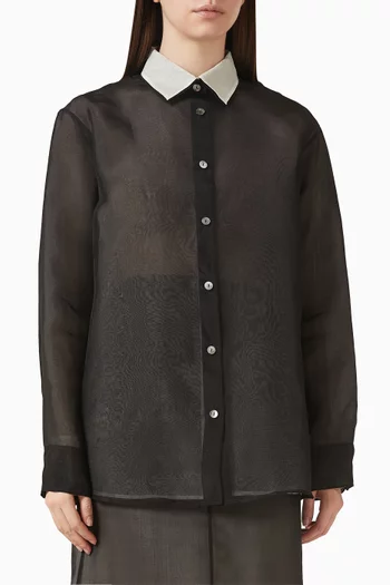 قميص استيل حرير أورجانزا