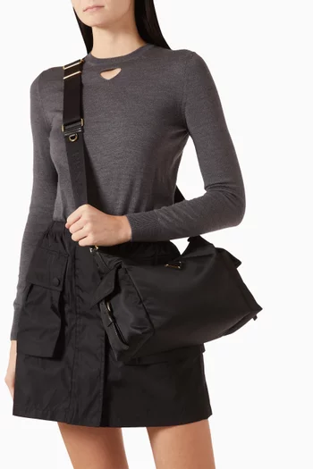 Large Explore Shoulder Bag in Re-Nylon