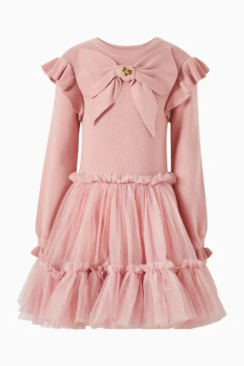 فستان بليس نسيج وتول