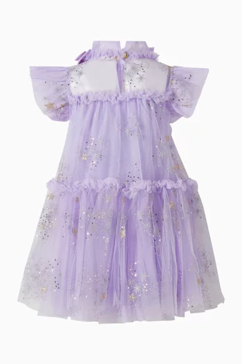 Marietta Glitter Star Dress in Tulle