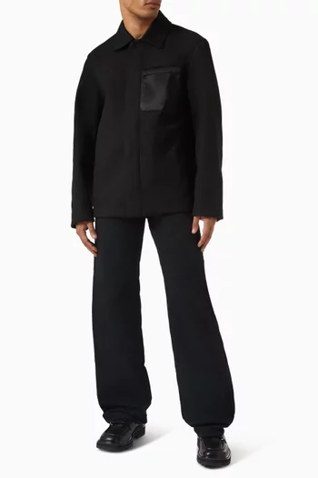 جاكيت وورك وير مزيج صوف