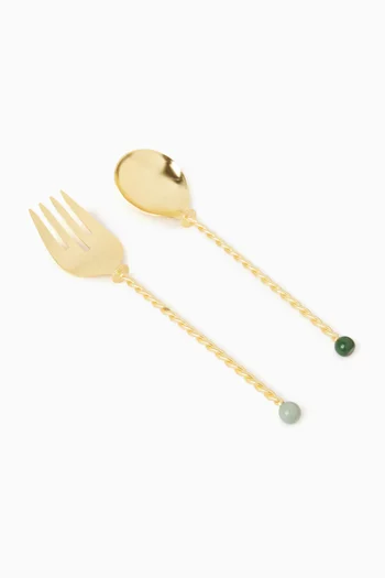 Torchon Salad Cutlery Set