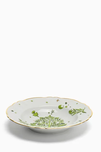 Eden Deep Plate in Porcelain