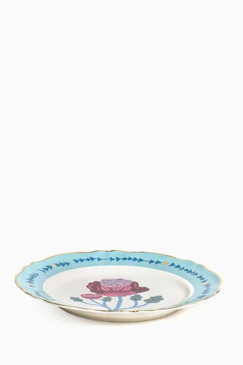 Geranio Dinner Plate in Porcelain